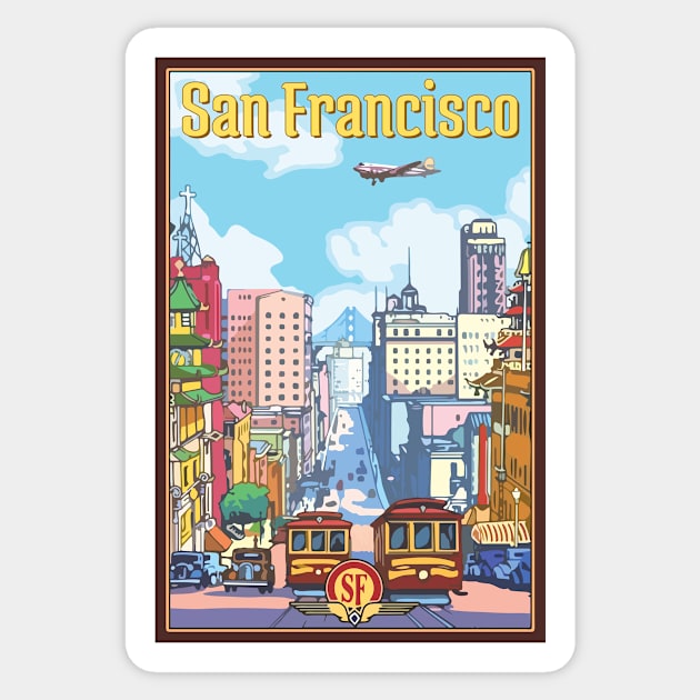 San Francisco Sticker by Widmore